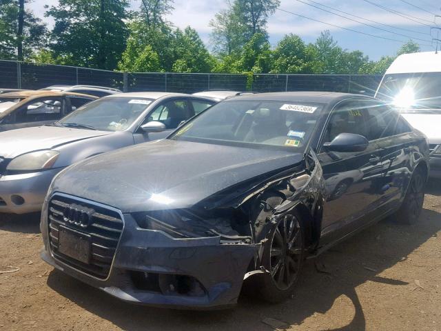 WAUGGAFC0DN154831 - 2013 AUDI A6 PREMIUM BLUE photo 2