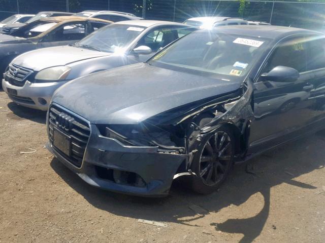 WAUGGAFC0DN154831 - 2013 AUDI A6 PREMIUM BLUE photo 9