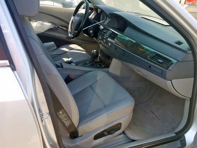 WBANA53585B856582 - 2005 BMW 525 I SILVER photo 5