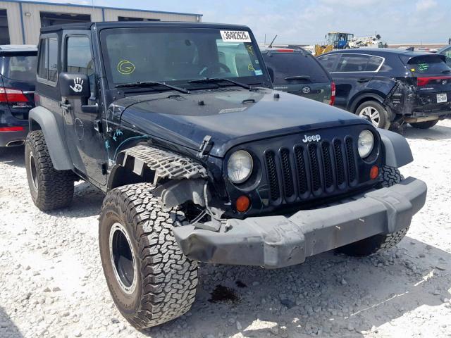 1J4FA24139L776456 - 2009 JEEP WRANGLER X BLACK photo 1