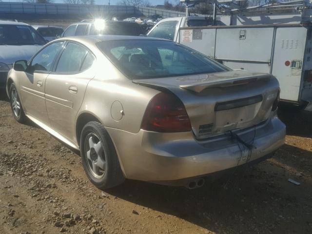 2G2WR524551239427 - 2005 PONTIAC GRAND PRIX ოქროსფერი ფოტო 3