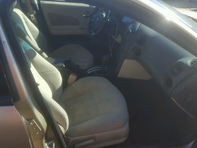 2G2WR524551239427 - 2005 PONTIAC GRAND PRIX ოქროსფერი ფოტო 5