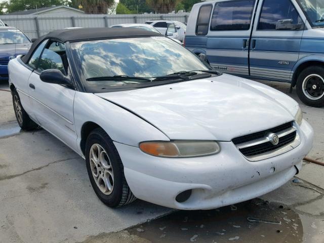 3C3EL45H6VT579027 - 1997 CHRYSLER SEBRING JX WHITE photo 1