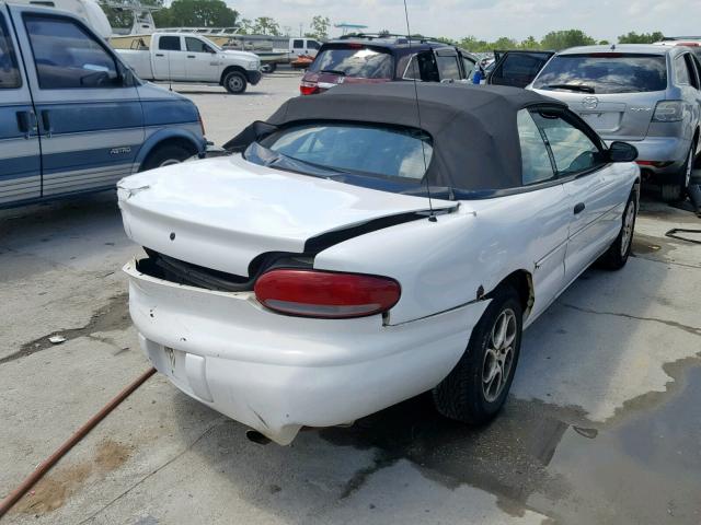 3C3EL45H6VT579027 - 1997 CHRYSLER SEBRING JX WHITE photo 4