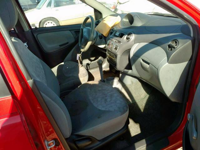 JTDBT123420255802 - 2002 TOYOTA ECHO RED photo 5