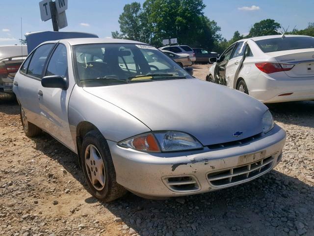 1G1JC524327313362 - 2002 CHEVROLET CAVALIER B SILVER photo 1