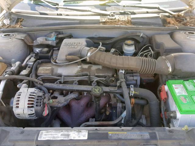 1G1JC524327313362 - 2002 CHEVROLET CAVALIER B SILVER photo 7