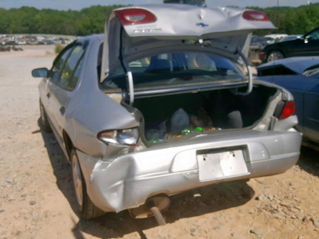 1G1JC524327313362 - 2002 CHEVROLET CAVALIER B SILVER photo 9