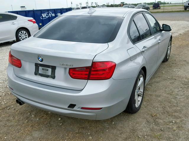 WBA3C1C56DF441696 - 2013 BMW 328 I SULE SILVER photo 4