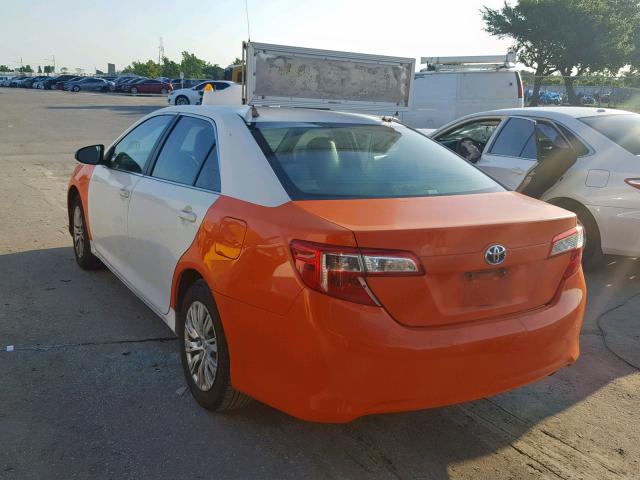 4T1BD1FK0CU001332 - 2012 TOYOTA CAMRY HYBR TWO TONE photo 3