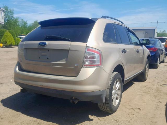 2FMDK46CX7BB54708 - 2007 FORD EDGE SE TAN photo 4