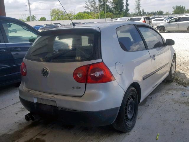 WVWAR71K16W165371 - 2006 VOLKSWAGEN RABBIT SILVER photo 4