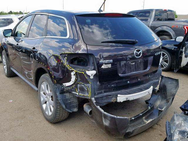 JM3ER293270143909 - 2007 MAZDA CX-7 BLACK photo 3