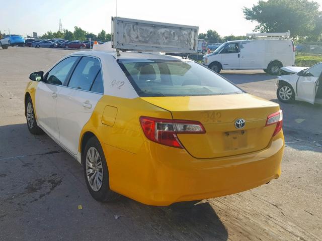 4T1BD1FK7CU057364 - 2012 TOYOTA CAMRY HYBR TWO TONE photo 3