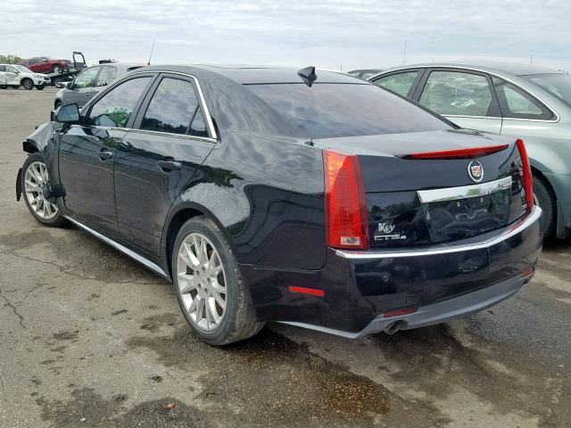 1G6DS5ED8B0153185 - 2011 CADILLAC CTS PREMIU BLACK photo 3