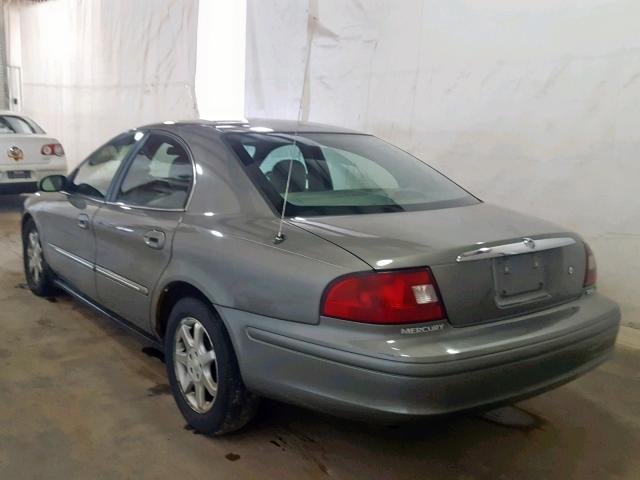 1MEFM53U01G623104 - 2001 MERCURY SABLE LS GRAY photo 3