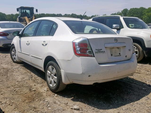 3N1AB61E87L699356 - 2007 NISSAN SENTRA 2.0 WHITE photo 3