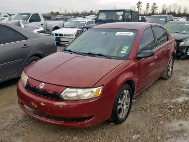 1G8AZ52F85Z147012 - 2005 SATURN ION LEVEL BURGUNDY photo 2
