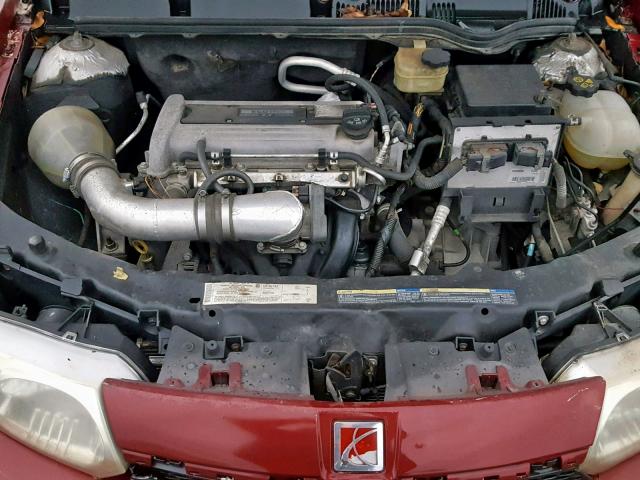 1G8AZ52F85Z147012 - 2005 SATURN ION LEVEL BURGUNDY photo 7