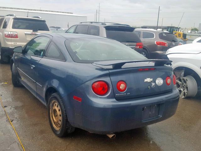 1G1AL15F367771057 - 2006 CHEVROLET COBALT LT BLUE photo 3