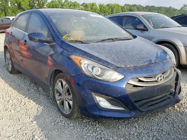 KMHD35LEXDU072055 - 2013 HYUNDAI ELANTRA GT BLUE photo 1