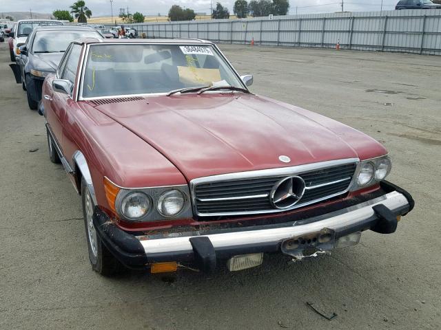 10704412023294 - 1975 MERCEDES-BENZ SL500 RED photo 1