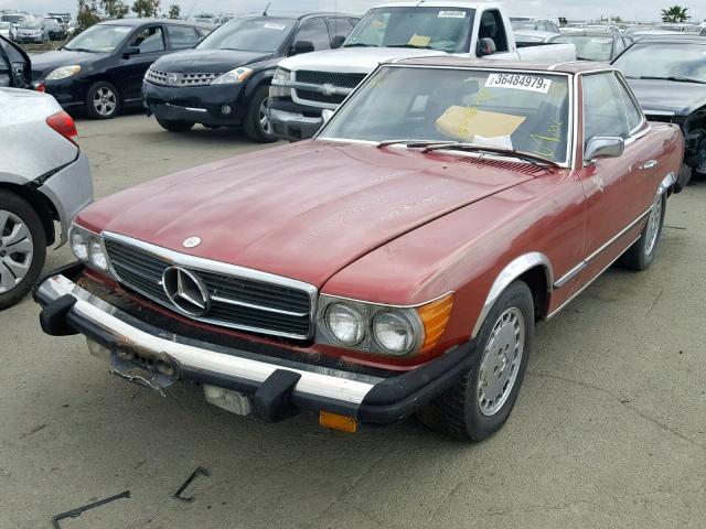 10704412023294 - 1975 MERCEDES-BENZ SL500 RED photo 2