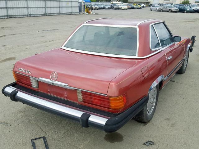 10704412023294 - 1975 MERCEDES-BENZ SL500 RED photo 4