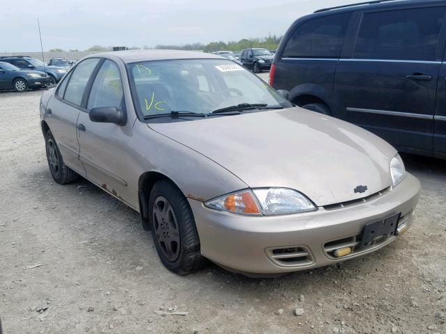 1G1JF524517123682 - 2001 CHEVROLET CAVALIER L TAN photo 1