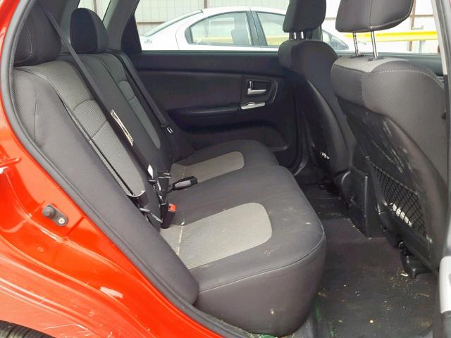 KNAFE161375007519 - 2007 KIA SPECTRA5 S RED photo 6