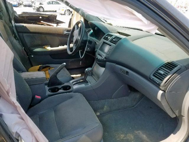 1HGCM56757A023301 - 2007 HONDA ACCORD EX GRAY photo 5