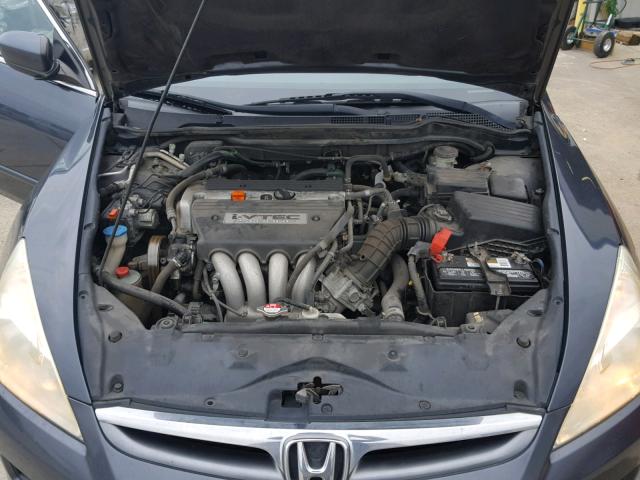 1HGCM56757A023301 - 2007 HONDA ACCORD EX GRAY photo 7