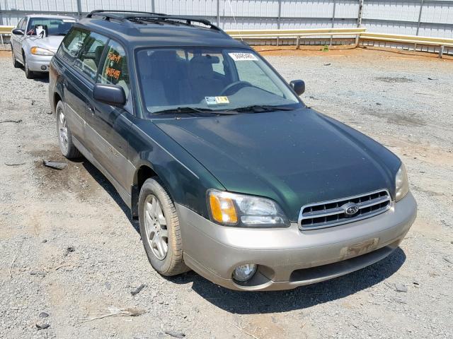 4S3BH6656Y7601746 - 2000 SUBARU LEGACY OUT GREEN photo 1