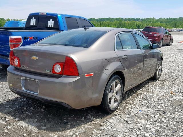 1G1ZC5EU8BF331196 - 2011 CHEVROLET MALIBU 1LT BROWN photo 4