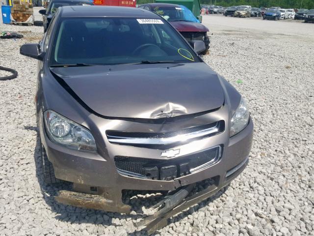 1G1ZC5EU8BF331196 - 2011 CHEVROLET MALIBU 1LT BROWN photo 9
