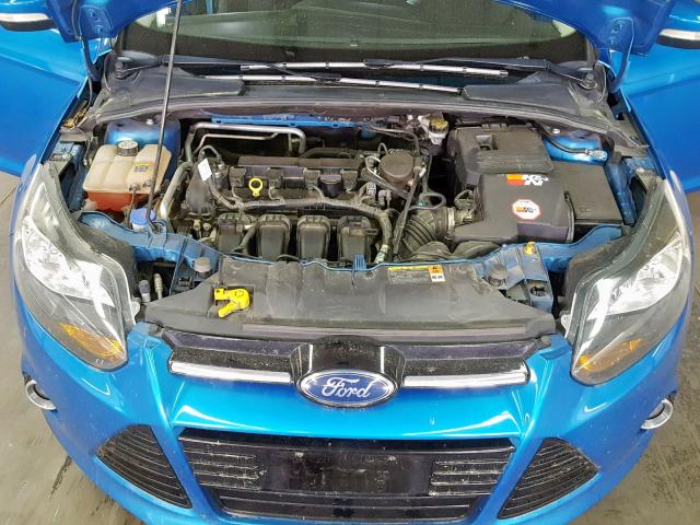 1FAHP3N26CL258347 - 2012 FORD FOCUS TITA BLUE photo 7