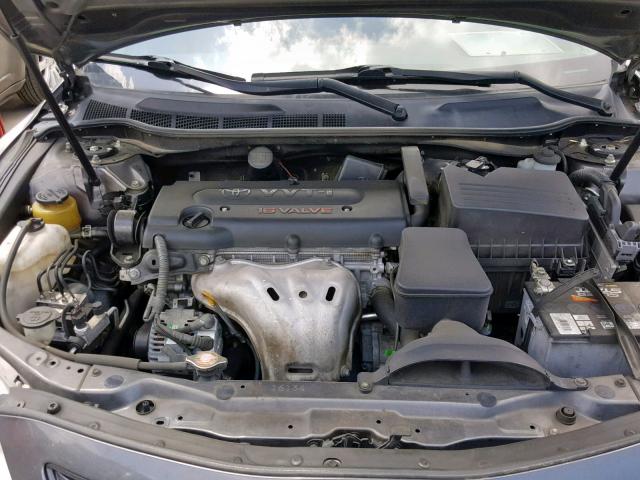 4T4BE46K08R017011 - 2008 TOYOTA CAMRY CE GRAY photo 7