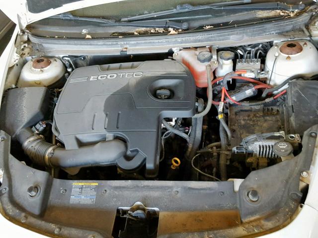 1G1ZC5EB7AF141922 - 2010 CHEVROLET MALIBU 1LT თეთრი ფოტო 7