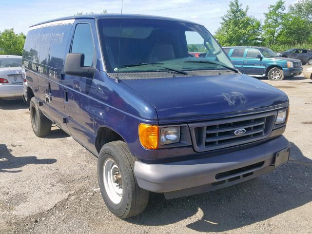 1FTSE34L56HB44640 - 2006 FORD ECONOLINE BLUE photo 1