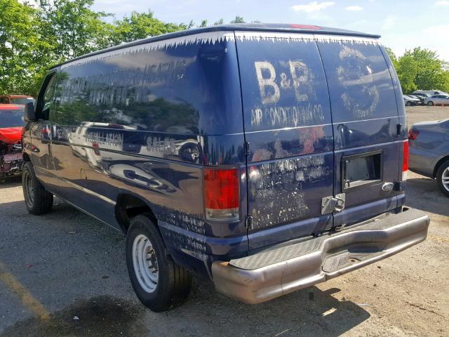 1FTSE34L56HB44640 - 2006 FORD ECONOLINE BLUE photo 3