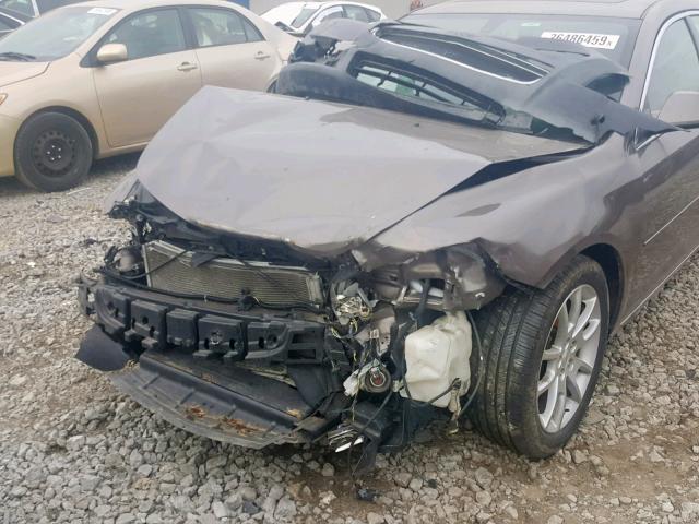 1G1ZE5E70AF230723 - 2010 CHEVROLET MALIBU LTZ 棕色 照片 10