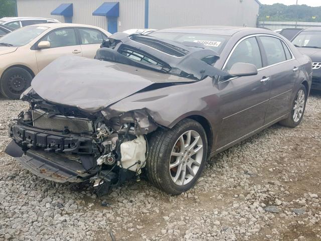 1G1ZE5E70AF230723 - 2010 CHEVROLET MALIBU LTZ 棕色 照片 2