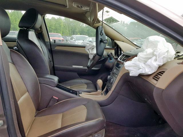 1G1ZE5E70AF230723 - 2010 CHEVROLET MALIBU LTZ 棕色 照片 5