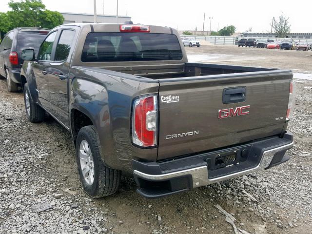 1GTG5CEA4G1156839 - 2016 GMC CANYON SLE BROWN photo 3