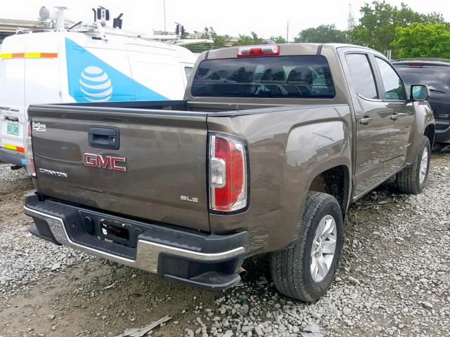 1GTG5CEA4G1156839 - 2016 GMC CANYON SLE BROWN photo 4