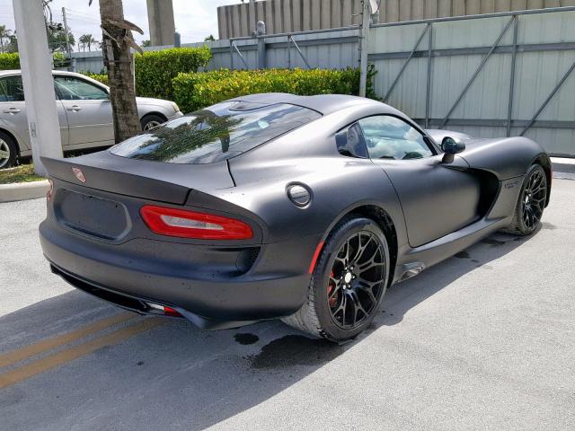 1C3BDEDZ8HV500669 - 2017 DODGE VIPER GTC BLACK photo 4