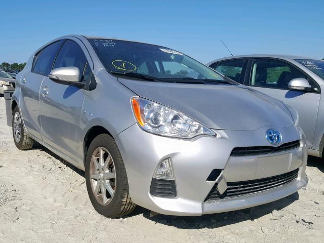 JTDKDTB37D1547448 - 2013 TOYOTA PRIUS C SILVER photo 1