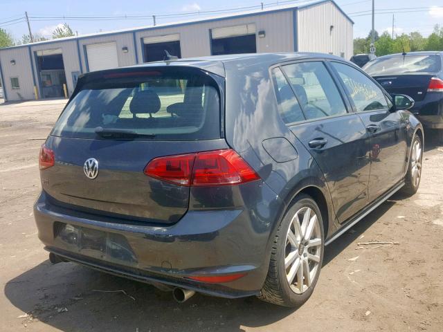 3VW447AU0HM027401 - 2017 VOLKSWAGEN GTI S/SE GRAY photo 4