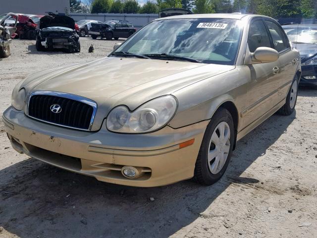 KMHWF25S33A815916 - 2003 HYUNDAI SONATA GL GOLD photo 2