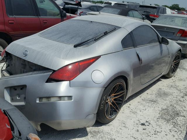 JN1AZ34D63T106581 - 2003 NISSAN 350Z COUPE SILVER photo 4